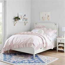 Colette Storage Bed, Full, Simply White