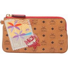 Mcm Bags | Authentic Mcm Visetos Leather Wallet | Color: Orange | Size: Os