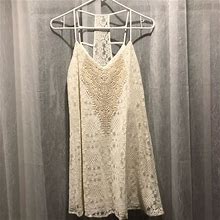 Speechless Dresses | White/Cream Babydoll Dress | Color: Cream/White | Size: M