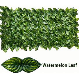 1Pc Artificial Leaf Hedge Panels, Faux Hedge Privacy Fencing Grass Wall Panels For Outdoor Garden Decor, Room Decor, Home Decor,Must-Have,Temu