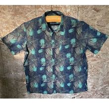 Great Northwest Clothing Co Hawaiian Style Shirt Sz Xlt 100% Polyester