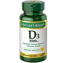 Nature's Bounty Super Strength D3 2000 IU 150 Count By Nature's Bounty
