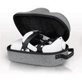 Wasserstein Vr Headset Carrying Case, Head Strap, And Face Cover Bundle - Gaming Accessories For Meta/Oculus Quest 2 - White