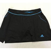 Adidas Skirts | Adidas Athletic Womens Skirt Skort With Built Shorts Size M | Color: Black/Blue | Size: M