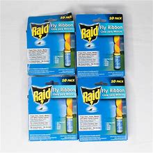 4X Raid Glue Strip Fly Ribbon Flying Insect Bug Trap 10 Pack Fly Catcher FR10