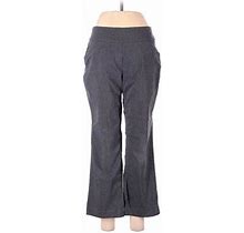 Kim Rogers Casual Pants - High Rise: Gray Bottoms - Women's Size 8 Petite