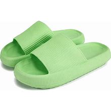 Women's Squisheez Slide Slip On Sandal By Frogg Toggs In Mint (Size 7 M)