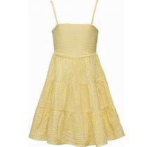 Snapper Rock | Marigold Stripe Beach Dress (Multicolor, Size 11-12Y) | Maisonette