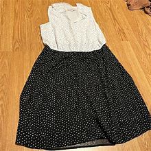 Loft Dresses | Loft Dress | Color: Black/White | Size: 12
