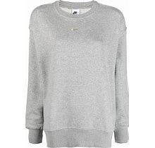 Nike - Swoosh Crewneck Sweatshirt - Women - Cotton/Polyester - XS - Grey