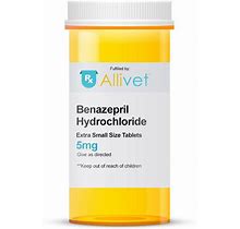 Benazepril Hydrochloride Tablet, 5 Mg Extra Small Size Tablet