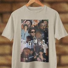 Gildan Size XL: Brent Faiyaz Unisex Tshirt, Brent Faiyaz Clothing - New Men | Color: White | Size: XL