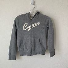 Converse Shirts & Tops | Converse Gray Fleece Lined Hoodie Kids Medium | Color: Gray | Size: Medium
