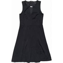 Ann Taylor Dresses | Ann Taylor Black Dress With Gold Accent Sleeveless Summer | Color: Black/Gold | Size: 0