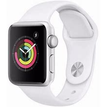 Brand New Apple Watch Series 3 GPS 38mm Silver White