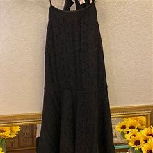 Mossimo Supply Co. Dresses | Mossimo Dress Size Large Rip On Back | Color: Black | Size: L