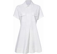 Proenza Schouler White Label - Carmine Zipped Short Dress - Women - Cotton/Hemp - 10