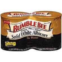Bumble Bee White Prime Fillet Solid Albacore Tuna In Water Pk./5 Oz. Size 6