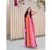 Nwt_Zara Woman Tie-Dye Dress With Sequins Round Neck Fw23 Ref. 6895/249_All