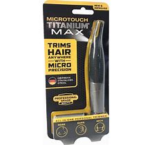 Microtouch Titanium Max Lighted All In One Personal Trimmer Micro