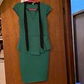 Venus Dresses | Business Dress | Color: Black/Green | Size: Xs