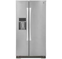 Kenmore Elite 51773 28 Cu. Ft. Side-By-Side Refrigerator With Accela Ice Technology In Stainless Steel