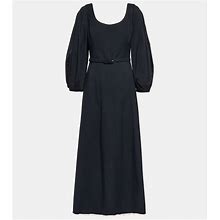 Gabriela Hearst, Mena Silk Midi Dress, Women, Black, US 4, Dresses