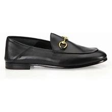 Gucci Women's Brixton Leather Horsebit Loafers - Black - Size 7
