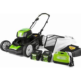 21-Inch 80V Lawn Mower, (2) 2Ah Batteries And Charger Included GLM801601 ,