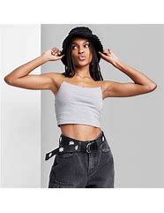 Image result for Ribbed Crop Tank Top
