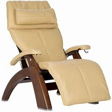 Human Touch Perfect Chair PC-420 Zero Gravity Recliner, Supreme +$1400 / Ivory Premium Leather / Walnut