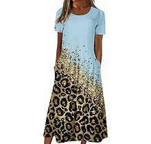 Dress With Sleeves And Pockets Midi Dresses Midi Womens Dresses Midi Sun Dress Midi Summer Dresses Mid Dress Floral Midi Dresses Casual Dresses For W