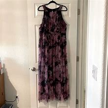 Maxi Occasion Dress | Color: Purple/Silver | Size: 3X