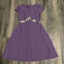Talbots Dresses | Talbot's Petites Lined Lavender Purple Dress 2P-Euc | Color: Purple | Size: 2P