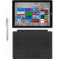 Used Microsoft Surface Pro 3 Tablet (12-Inch, 128 GB, Intel Core I5, Windows 10) + Microsoft Surface Type Cover
