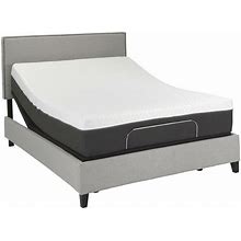 Pemberly Row Zoned Queen Mattress And 2 Adjustable Bed Base In White