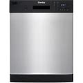 Danby DDW2404EBSS 24" Full Size Undercounter Dishwasher W/ (6) Wash Cycles - Stainless, 115V, Silver