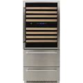 29.5 in. 135-Bottle Wine Cooler And Drawer