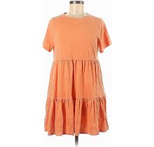 Old Navy Casual Dress: Orange Dresses - Women's Size Medium Petite