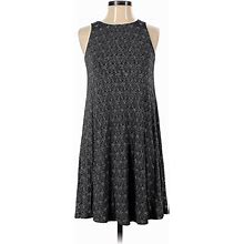 Old Navy Casual Dress - A-Line Crew Neck Sleeveless: Black Dresses - Women's Size X-Small