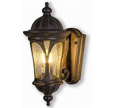 Kanofoxim Outdoor Light Fixtures Wall Mount - Front Porch Light Anti-Rust Exterior Wall Lantern Lighting With Seeded Glass Vintage Outdoor Sconce