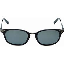 Reptile Designer Polarized Sunglasses Wolf Black Brushed Silver Grey L