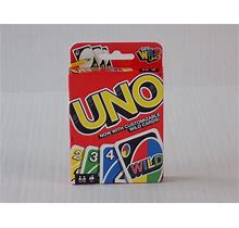 UNO Card Game Now With Customizable Wild Cards Mattel Games New Sealed Free Ship