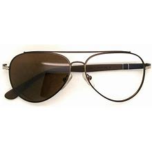 Persol 2424 1020 57 Sunglasses Polarized Brown Glass Lens Size 56