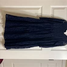 Atun Dresses | Pretty Dress Lace Navy Blue | Color: Blue | Size: 8G