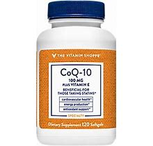 The Vitamin Shoppe - Coq-10 With Vitamin E - 100 MG (120 Softgels) - Co Q10