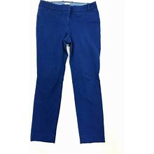 J. Crew Factory Women's Denim Jeans Mid Rise Royal Blue Stretch 4
