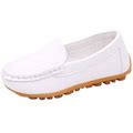 Toddler Little Kid Boys Girls Soft Slip On Loafers Dress Flat Shoes Boat Shoes Casual Shoes White 22