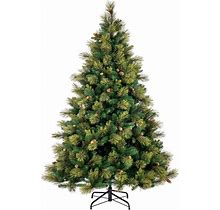 Vickerman 7.5' X 62" Emerald Mixed Fir Artificial Christmas Tree, Unlit - 7.5' X 62" - Green - 7.5 Foot