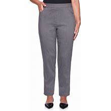 Alfred Dunner Women's Proportioned Short Allure Slim Pant